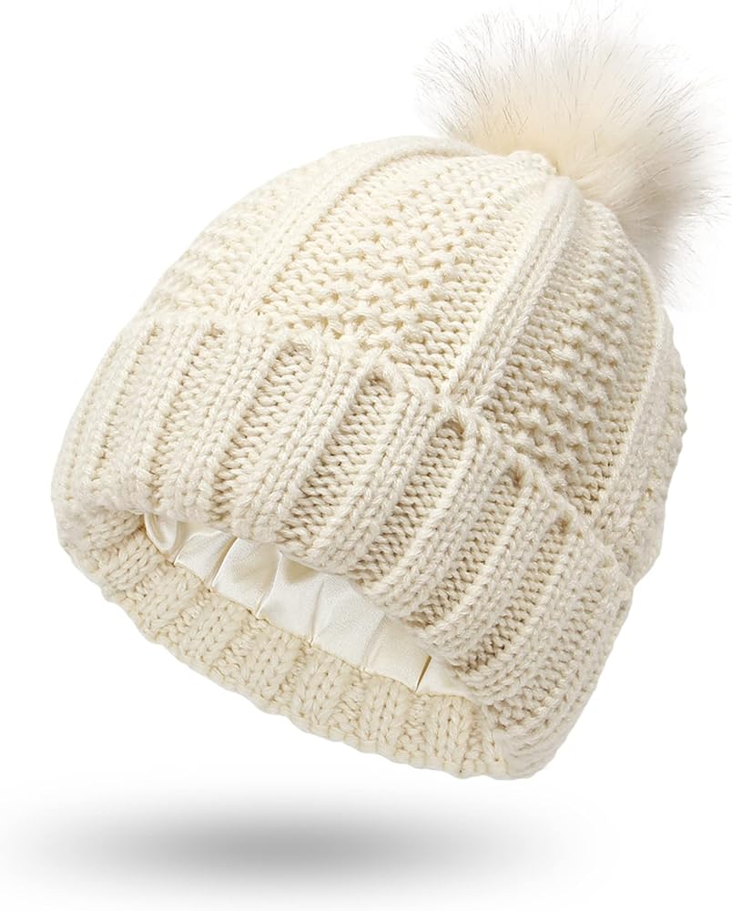 帽子 S fuzzy knit beanie (white) THEREDTHREAD THEREDTHREAD / ザレッドスレッド】S fuzzy knit beanie
